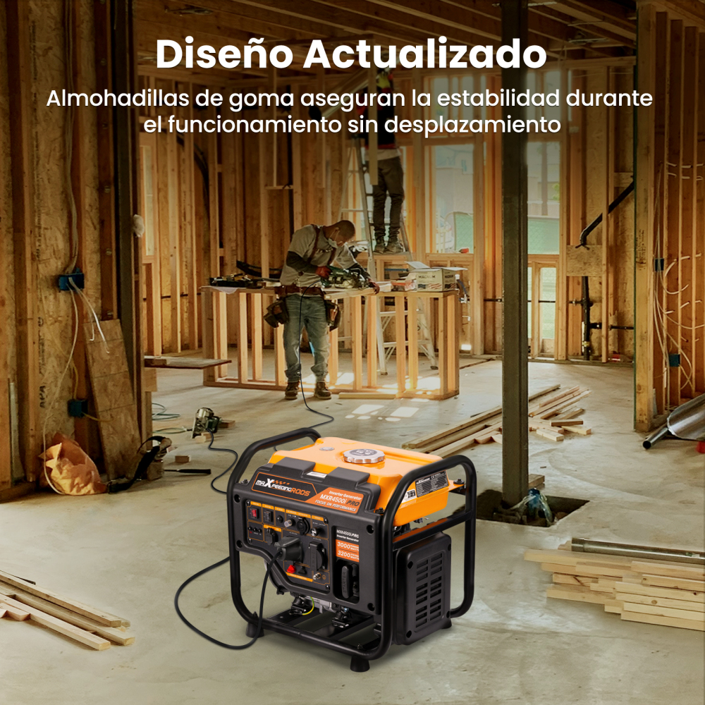 3KW Generador inversor portátil Generador inversor portátil 2X USB Salidas